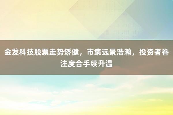 金发科技股票走势矫健，市集远景浩瀚，投资者眷注度合手续升温